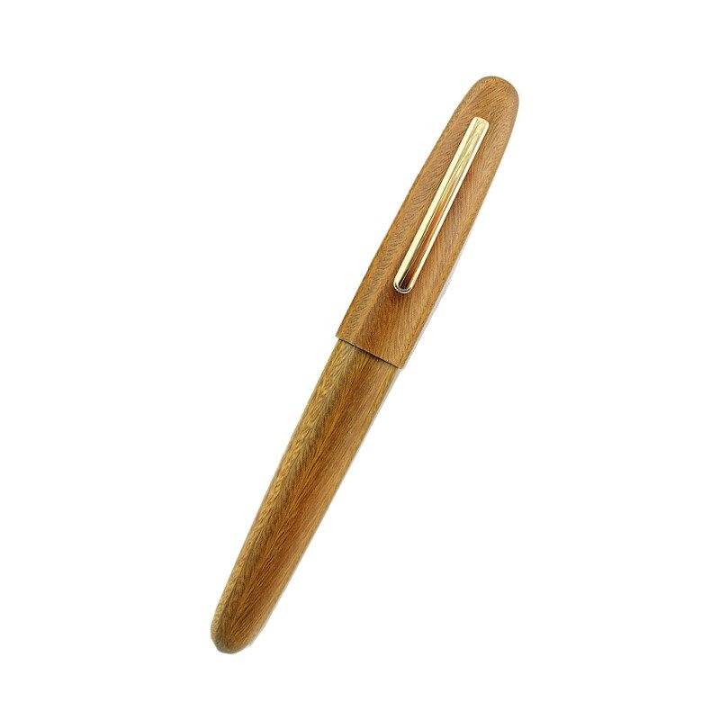 stylo en bois artisanal plume