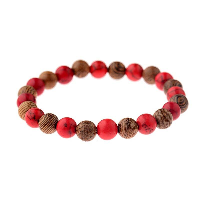 bracelet bois rouge