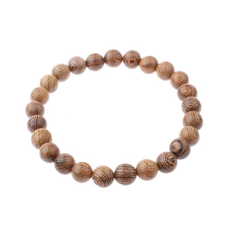 bracelet en bois perles