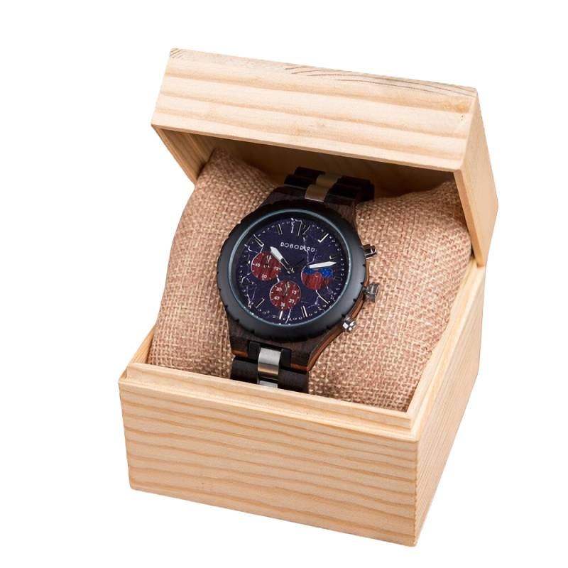 montres en bois pour homme